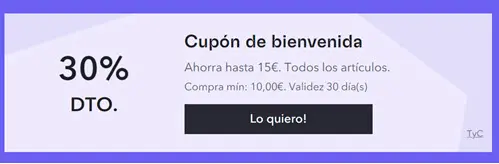 Cupón de Bienvenida Musts por Menos
