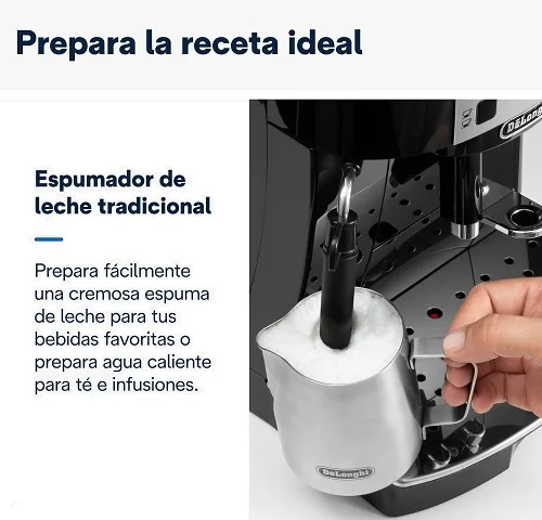 Funciones de la cafetera superautomatica delongui