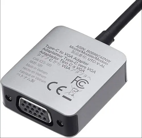 Adaptador de USB 3.1 tipo C a VGA 