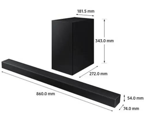 Barra de sonido con Subwoofer 