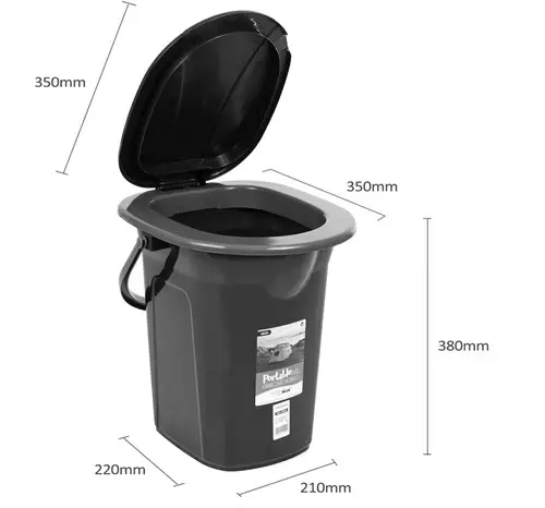 Inodoro portátil para acampada