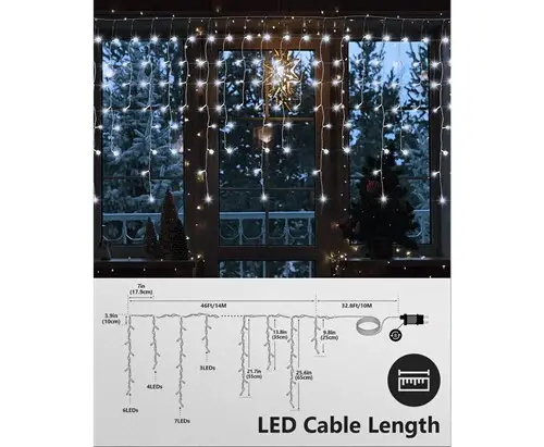 Luces colgantes de Navidad 
