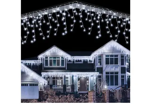 Luces colgantes de Navidad portada