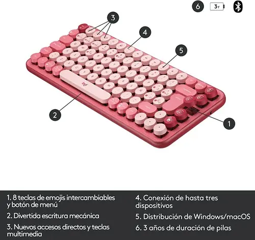 Teclado Logitech Pop 