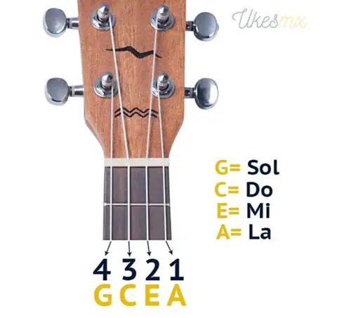 afinación de ukelele