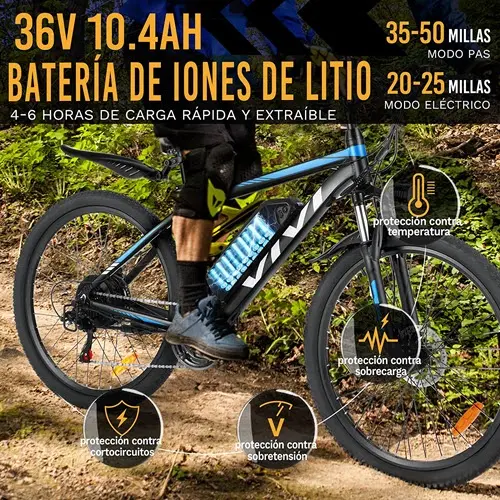 bicicleta VIVI bateria