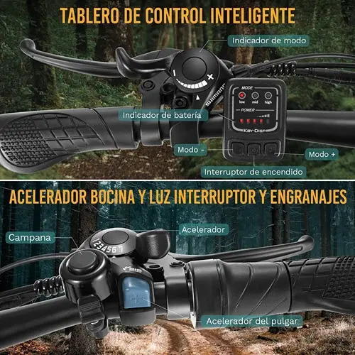 bicicleta VIVI tablero