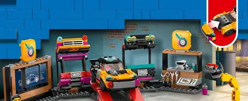 taller mecánico lego