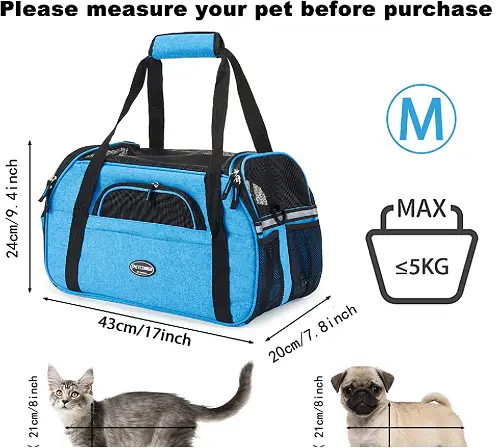 Transportín para perros y gatos